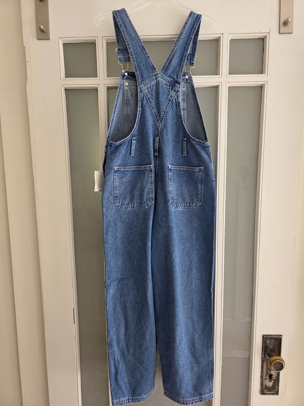 NWT!! BACK TO SCHOOL. Arizona Jean Company Blue Denim Overalls GIRLS MEDIUM. - Picture 5 of 16